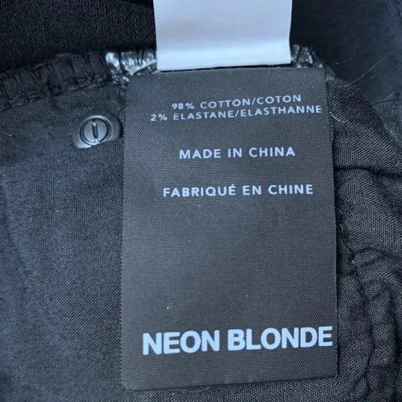 Free people Neon Blonde Skinny Jeans Blondie Black Distressed Denim High Waist - Picture 9 of 16